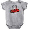 deadpool x akira Baby Bodysuit