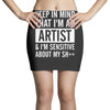 keep in mind that im an artist Mini Skirts