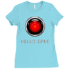 hello dave 2001 space odyssey Ladies Fitted T-Shirt