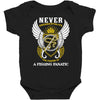 fishing fanatic1 Baby Bodysuit