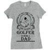 Golfer Dad Ladies Fitted T-Shirt