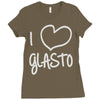 i love glasto (2) Ladies Fitted T-Shirt