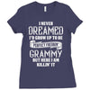 Perfect Freakin Grammy Ladies Fitted T-Shirt