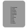Beard Growth Scale Mousepad
