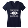 thumb wrestling champion 1984 Women's V-Neck T-Shirt