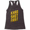 who shot first Racerback Tank