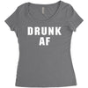 drunk af Women's Triblend Scoop T-shirt
