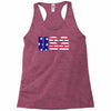 american freedom flag Racerback Tank