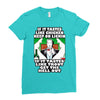 if it tastes like chicken, funny rude ideal birthday present Ladies Fitted T-Shirt