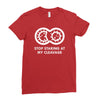 cleavage Ladies Fitted T-Shirt