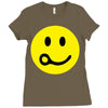 skydiving face Ladies Fitted T-Shirt