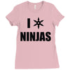 i heart ninjas Ladies Fitted T-Shirt