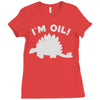 science dinosaur Ladies Fitted T-Shirt