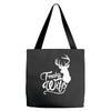 trophy wife deer Tote Bags