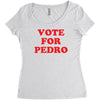 vote for pedro Women's Triblend Scoop T-shirt
