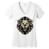 lion head Women's V-Neck T-Shirt