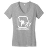this is sparta funny  film Women's V-Neck T-Shirt