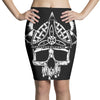 viking skull Pencil Skirts