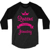 queens are born in january 3/4 Sleeve Shirt