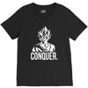 conquer   super saiyan goku V-Neck Tee