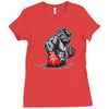 mma bulldog final Ladies Fitted T-Shirt