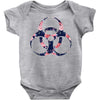 floral hazard Baby Bodysuit