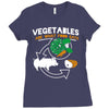vegetables are what food eats Ladies Fitted T-Shirt