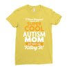 I Never Imagined I Would Be A Super Cool Autism Mom But Here I Am Kill Ladies Fitted T-Shirt