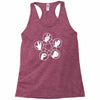 schere stein papier echse spock Racerback Tank