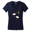 go go go go Women's V-Neck T-Shirt