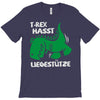 t rex hasst liegest&uuml;tze T-Shirt