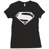beast bode mens superman Ladies Fitted T-Shirt