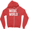 music on world off Zipper Hoodie