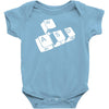 wasd tasten  funny Baby Onesie