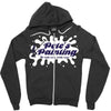 pete's painting Zipper Hoodie