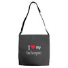 i love my bichonpoo Adjustable Strap Totes