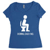 downloading ! funny white sex Women's Triblend Scoop T-shirt