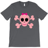 fummy pink skull long sleeve T-Shirt