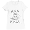 nap ninja Ladies Fitted T-Shirt