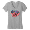 retro for life! Women's V-Neck T-Shirt