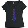 Anchor Tie Women's Triblend Scoop T-shirt