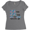 grandma life Women's Triblend Scoop T-shirt