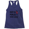 hokus pokus witches Racerback Tank