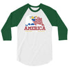 science bless america 3/4 Sleeve Shirt