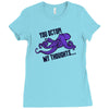 octopi my thoughts Ladies Fitted T-Shirt