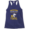 fishing in my head! Racerback Tank