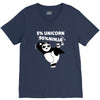 5 Percent Unicorn 95 Percent Ninja V-Neck Tee