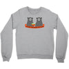 you don't win friends with salad Crewneck Sweatshirt