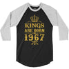 kings are born in 1967 3/4 Sleeve Shirt