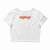 orange amplification new Crop Top
